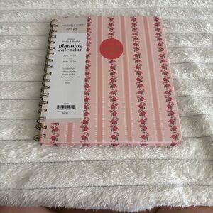 Rose floral 2025/2026 spiral planner | tabbed weekly monthly agenda